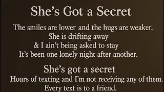 &ldquo;She&rsquo;s Got a Secret&rdquo; written by Charles Perry, Jr.