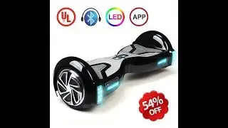 TOMOLOO Hoverboard Bluetooth Speaker and Lights