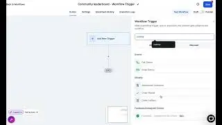 Workflow Trigger Update for Community Leaderboard in CreateMomento
