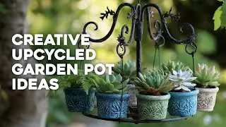 ♻️🪴 DIY Upcycled Garden Pots: Eco-Friendly Gardening Ideas for Budget-Friendly Planting