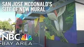 McDonald's in San Jose gets makeover with local artist's mural
