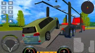 Car Transport Truck Simulator 2021 🚖💥 Gameplay 01 || Trailer Trucks Driver || Flash Simulator