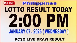 Pcso Lotto Result 2pm Draw January 07, 2026 | Pcso Live