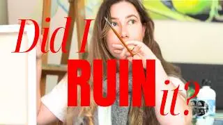 I FACED My FEAR of FAILING as an ARTIST | VAN GOGH Inspired Painting | Art Studio VLOG