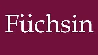 How to Pronounce ''F&uuml;chsin'' (Vixen) Correctly in German