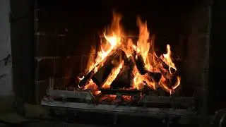 The Most Satisfying Fireplace Video 1minute long