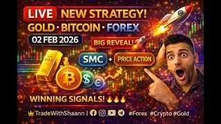 Gold & BTC LIVE | Forex Market Analysis | 02 Feb 2026 | Major Moves incoming?