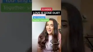 SING WITH ME CHALLENGE! LOVE IS GONE SLANDER DUET #shorts