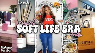 Entering my SOFT LIFE Era 🌸 vanity setup, Forever 21 haul, date night + cozy vlog ft. Dossier