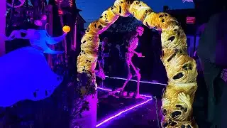 Wind Destroys Home Haunt AGAIN!  #hauntedhouse #home #halloween2025 #spooky #horror 