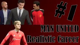 MAN UNITED Realistic Career #1 Team building & first pre season game