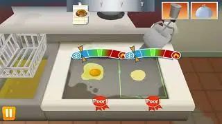 Order Up! To Go! Android Gameplay - Fry'D Steak | Burger Face Restaurant