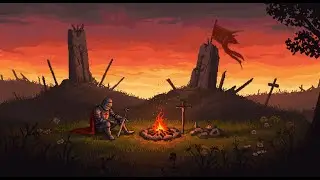 Chill Knight's Campfire: Relaxing Medieval Vibes & Soothing Pixel Art Music