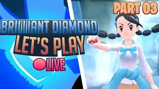 Linky's LIVE Pok&eacute;mon Brilliant Diamond Let's Play! - PART 3