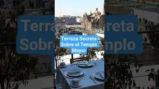 👀 Esta terraza secreta con vista al Templo Mayor es una de las joyas mejor guardadas del Centro. 🌇🇲🇽