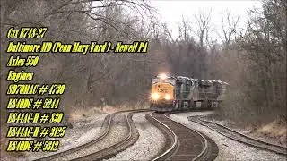 A Cold And Cloudy Day Of Railfanning at Shenandoah Junction 12-27-25