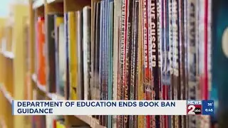 Department of Education ends book ban guidance