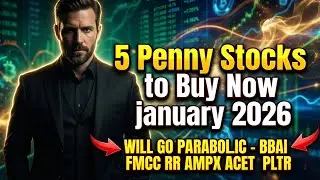 5 Penny Stocks to Buy Now January 2026 &ndash; WILL GO PARABOLIC | BBAI FMCC RR AMPX ACET PLTR