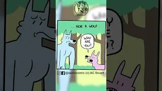 Why ARE you? #funny #cute #comics #wolves