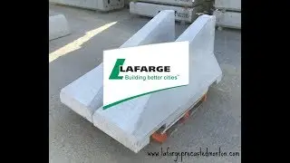 New Jersey Barrier Transition 4031 by Lafarge Precast Edmonton