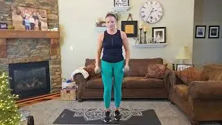 35 minute HIIT WORKOUT, including warm up and cool down/stretch