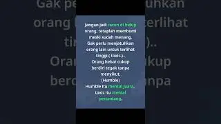 Seribu sobat terasa lapang...Satu musuh terasa sempit...#bakurehliak