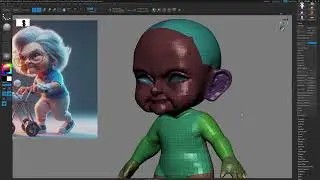 Custom 3D Design and Sculpting: Creating "Granny"!