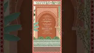 Shreenathji Krishna Theme Wedding Invitation Video | Traditional Hindu Invite | VG-2090