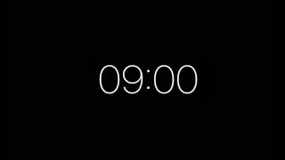 9 Minutes Countdown Timer