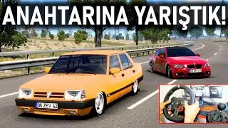 ANAHTARINA YARIŞTIK ! BMW VS TOFAŞ ETS 2 MOD Logitech G29