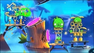 Angry Birds 2 - Level 136 (Greasy Swamp)