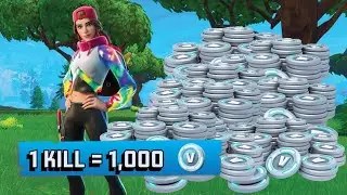 Birthday bash 1000 v bucks a kill challenge with my sister