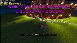 REALM CODE MINECRAFT SURVIVAL (ANYONE CAN JOIN)