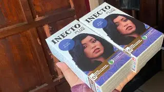 How I dyed my natural hair blueblack using inecto plus…I can’t believe this😂