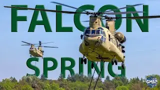 CH-47 Chinooks and UH-60 Blackhawks helicopters U.S. Army in action during Falcon spring 2025 [4K]