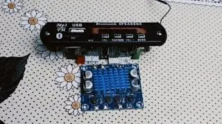 como ligar placa decodificadora amplificada mp3 em um amplificador TPA 3110
