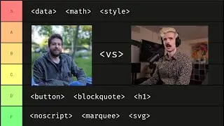 I made a better HTML element tier list than @t3dotgg