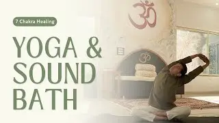 Full Body Yoga Flow | Backbending, Surya Namaskar & 7-Chakra Sound Bath