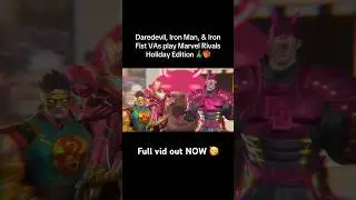 Daredevil, Iron Man, & Iron Fist VAs play Marvel Rivals 🎄🎁  #daredevil #ironman #marvelrivals