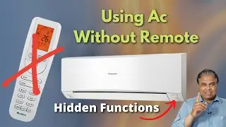 How to Use Inverter AC Without Remote Control | Air Conditioner Hidden Functions