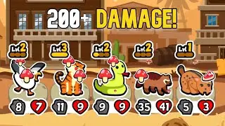 HUGE SNAKE POWER-UP In Super Auto Pets!