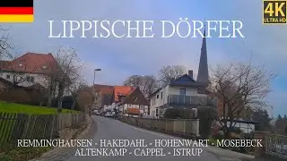 4K Driving Thru Lippische Dörfer Reminghausen Hackedahl Hohenwart Mosebeck Altenkamp Cappel Istrup