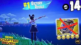 14 Kills ☠️ FORTNITE GAMEPLAY - R.I.P SHOCKWAVE 😭 ( Solo Zero build ) #4k 