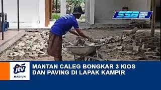 KOTA MADIUN - Mantan Caleg Bongkar 3 Kios Dan Paving Di Lapak Kampir