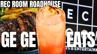 Would you trust a steak at adult chuck e cheese?  #ge_Ge_Eats. RecRoom Roadhouse Toronto