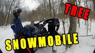 Snowmobile Hits Tree - S6|EP33