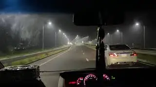 Dhaka Mawa Expressway Night View