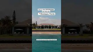 This is what $87 million can buy you in Manalapan, Florida! ☀️🏎️⛵️🌊