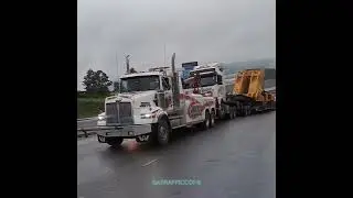 Tow truck towing tow truck towing truck towing abnormal load! #southafrica #trucks #powerful