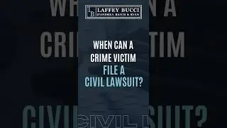 When Can a Crime Victim File a Civil Lawsuit?